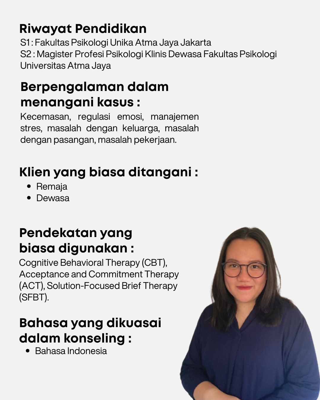 Monica Yunita, M. Psi., Psikolog