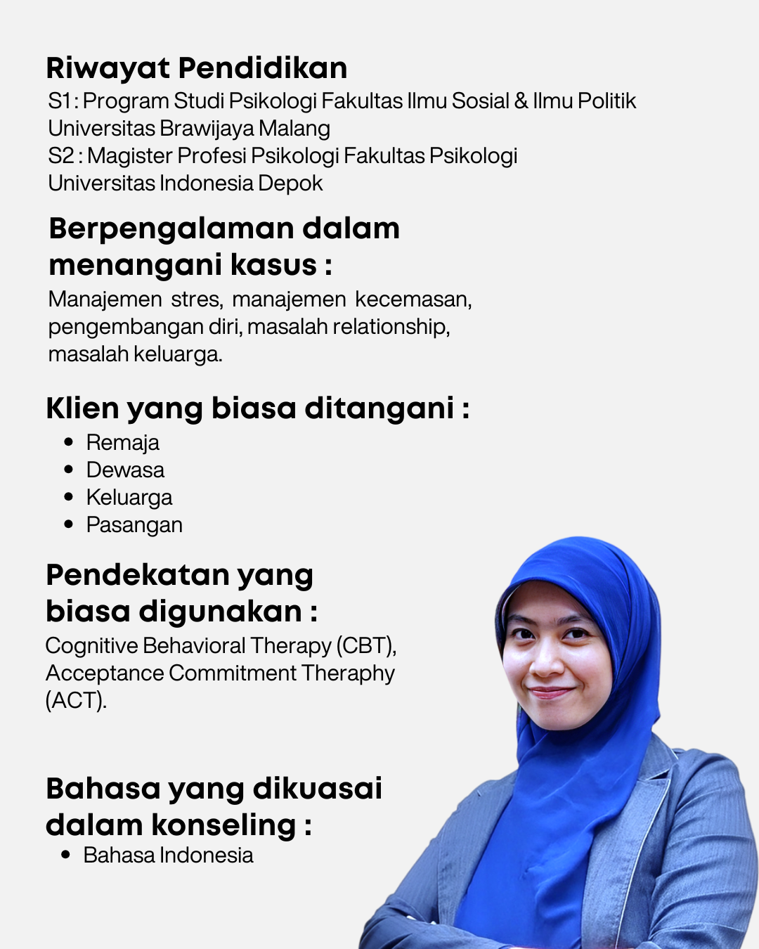 Annisa Prasetyo, M. Psi., Psikolog
