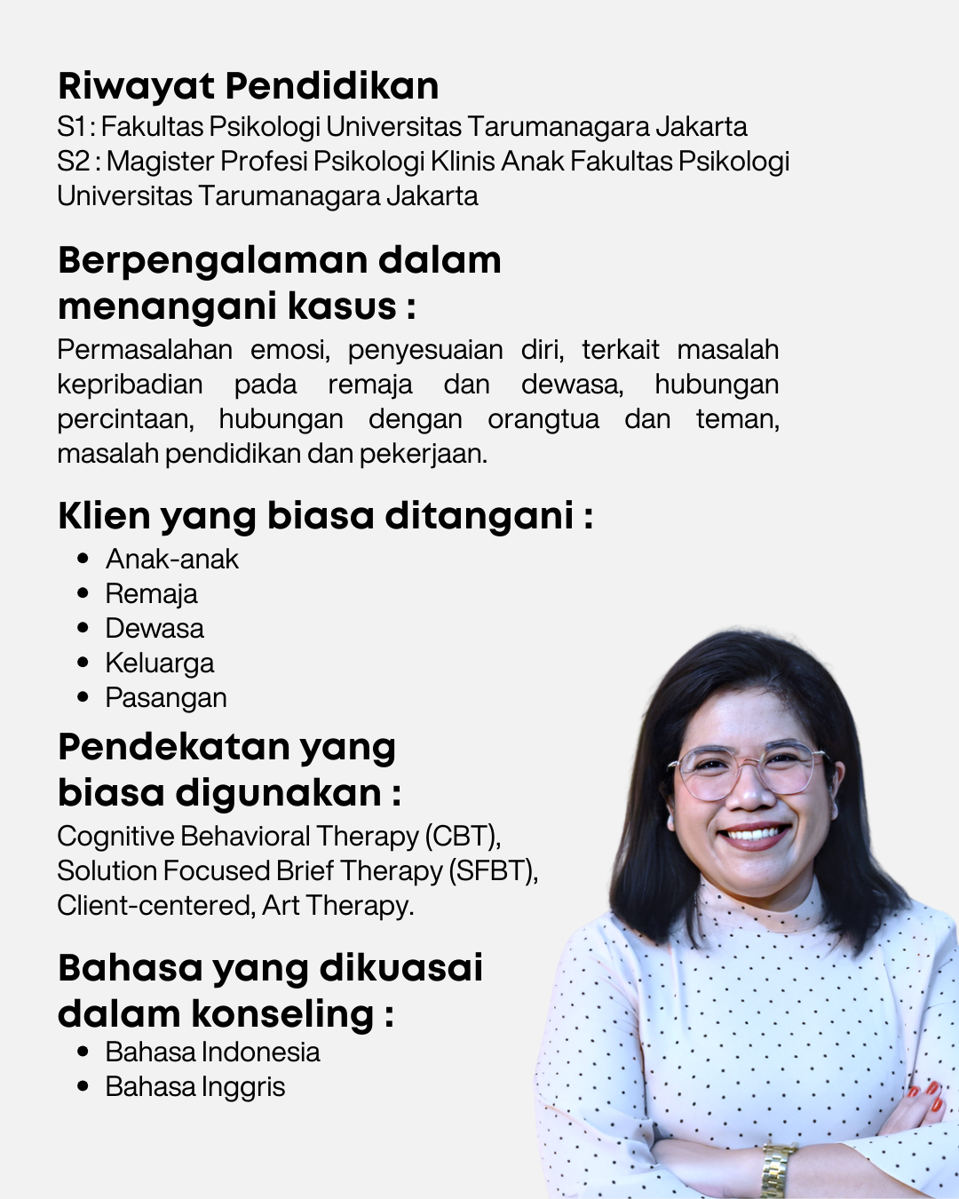 Debora Basaria, M. Psi., Psikolog