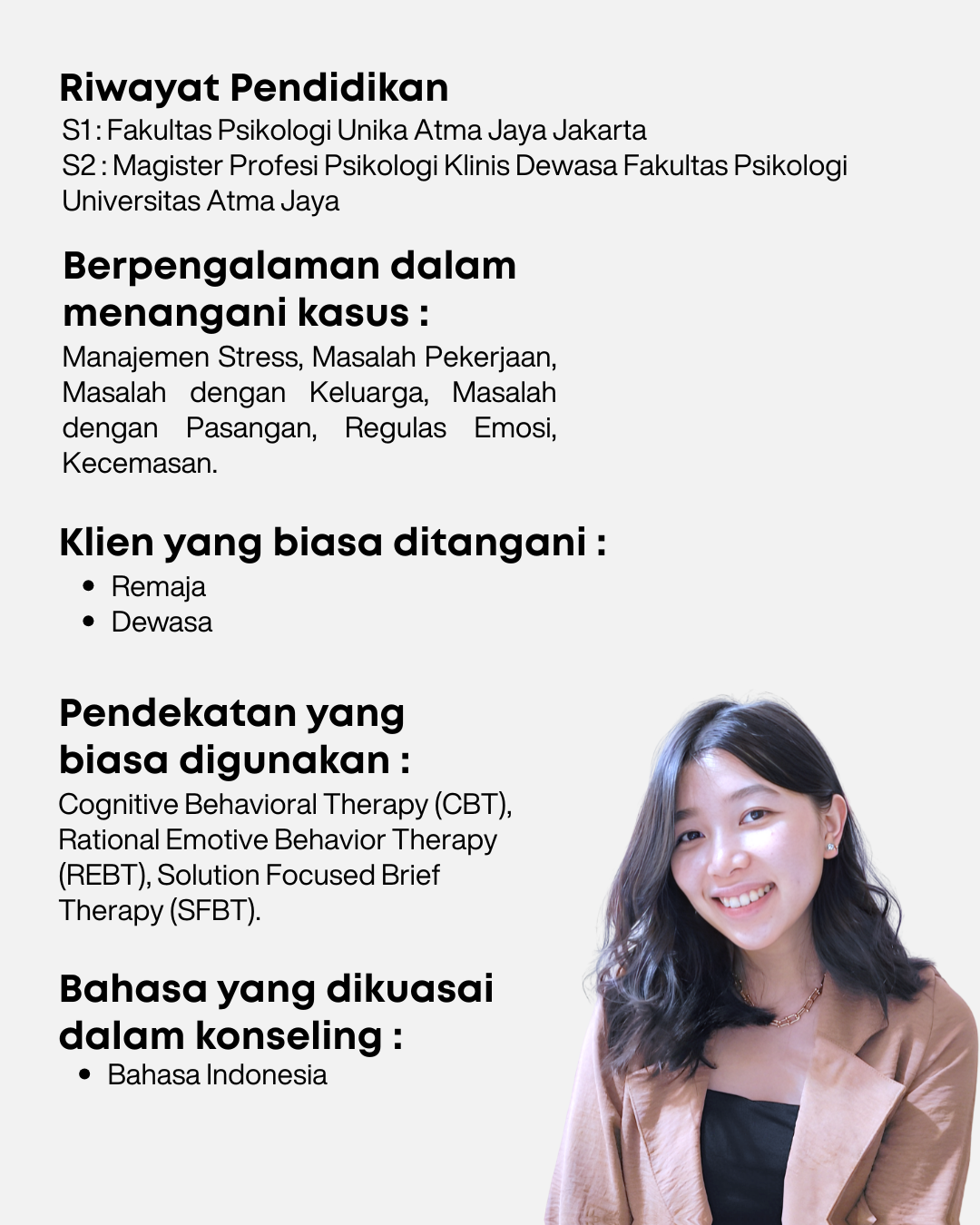 Wawancara dengan Shanen Emily, M. Psi., Psikolog